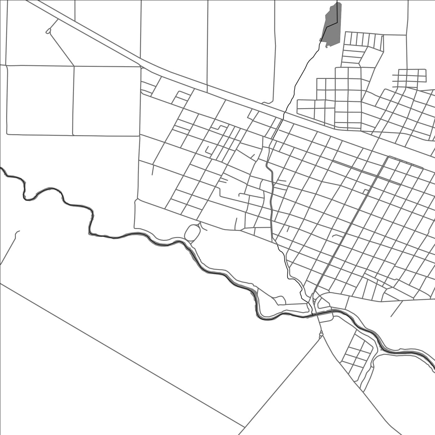 ROAD MAP OF ARRECIFES, ARGENTINA BY MAPBAKES