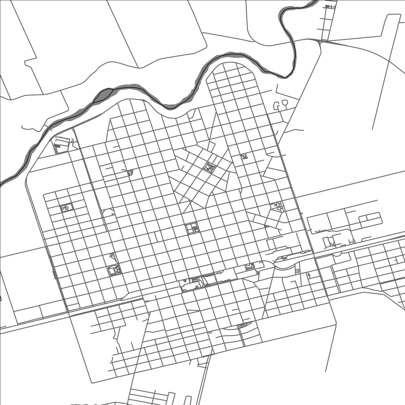 ROAD MAP OF ARROYITO, ARGENTINA BY MAPBAKES