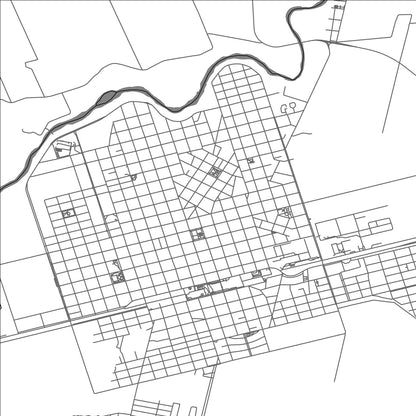 ROAD MAP OF ARROYITO, ARGENTINA BY MAPBAKES