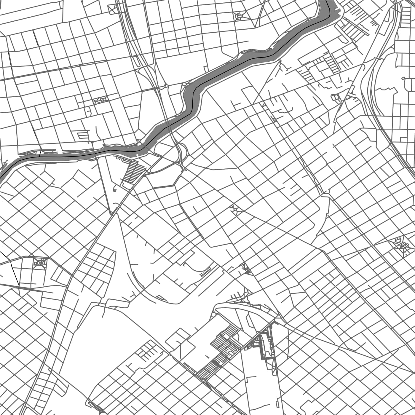 ROAD MAP OF AVELLANEDA, ARGENTINA BY MAPBAKES