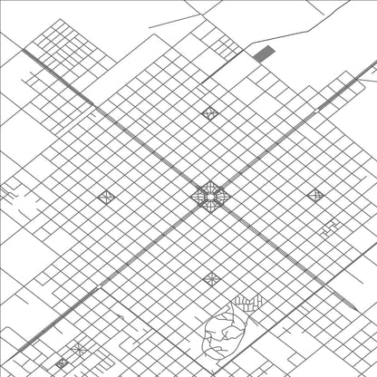 ROAD MAP OF BALCARCE, ARGENTINA BY MAPBAKES