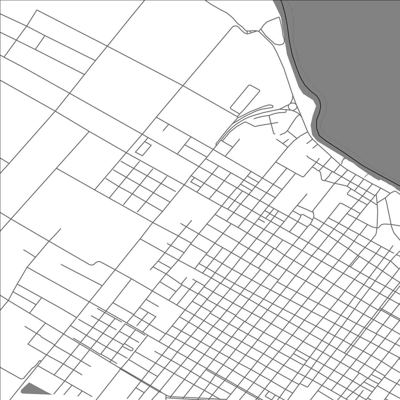 ROAD MAP OF BARADERO, ARGENTINA BY MAPBAKES