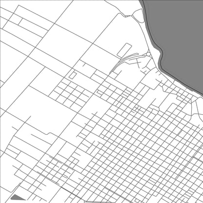 ROAD MAP OF BARADERO, ARGENTINA BY MAPBAKES