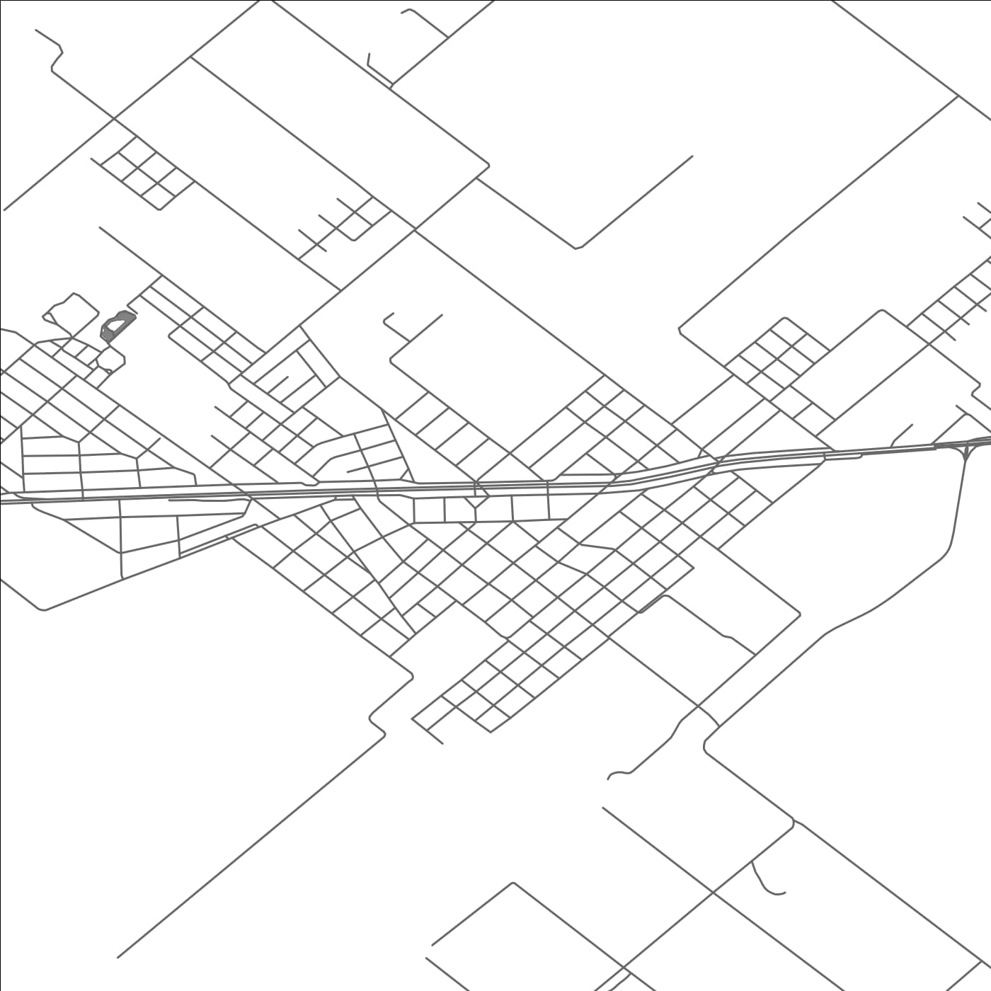 ROAD MAP OF BATÃN, ARGENTINA BY MAPBAKES