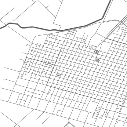 ROAD MAP OF BRAGADO, ARGENTINA BY MAPBAKES