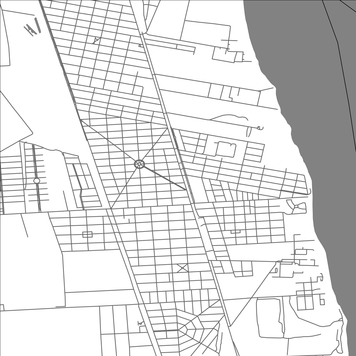 ROAD MAP OF CAPITÃN BERMÃšDEZ, ARGENTINA BY MAPBAKES