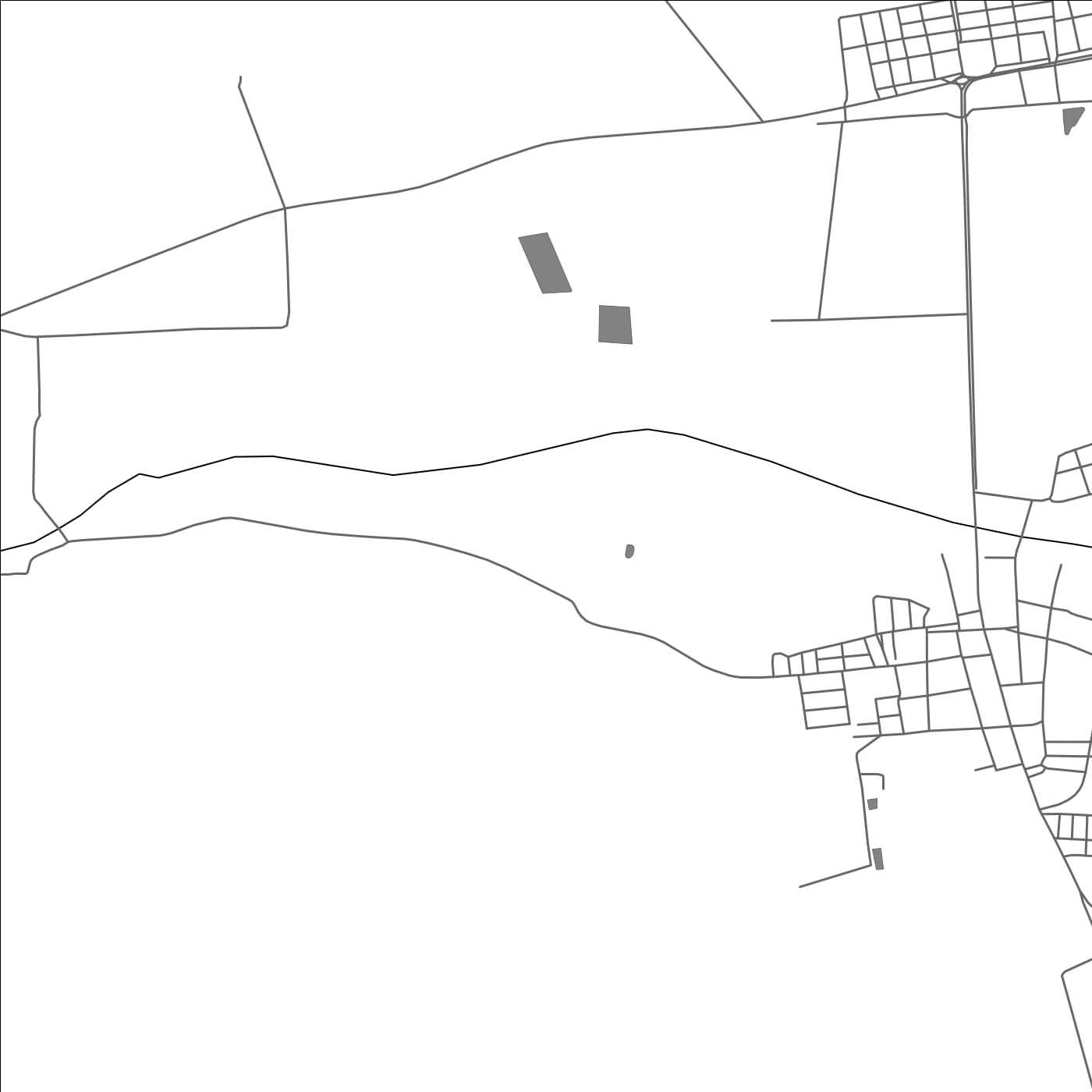 ROAD MAP OF CHICOANA, ARGENTINA BY MAPBAKES