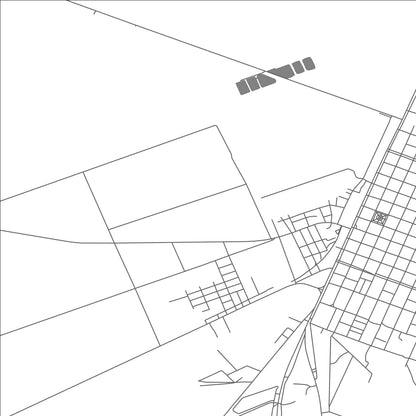 ROAD MAP OF CIUDAD DE LORETO, ARGENTINA BY MAPBAKES