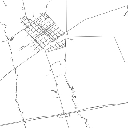 ROAD MAP OF GENERAL CAMPOS, ARGENTINA BY MAPBAKES