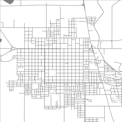 ROAD MAP OF GENERAL JOSÃ‰ DE SAN MARTÃN, ARGENTINA BY MAPBAKES