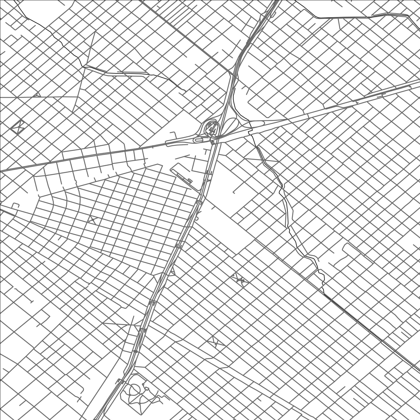 ROAD MAP OF GONZÃLEZ CATÃN, ARGENTINA BY MAPBAKES