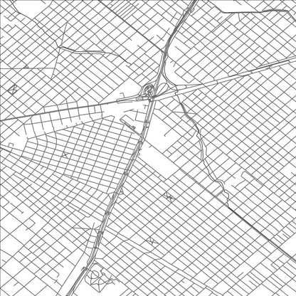 ROAD MAP OF GONZÃLEZ CATÃN, ARGENTINA BY MAPBAKES