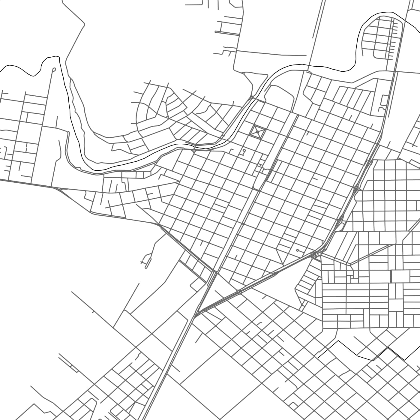 ROAD MAP OF JESÃšS MARÃA, ARGENTINA BY MAPBAKES