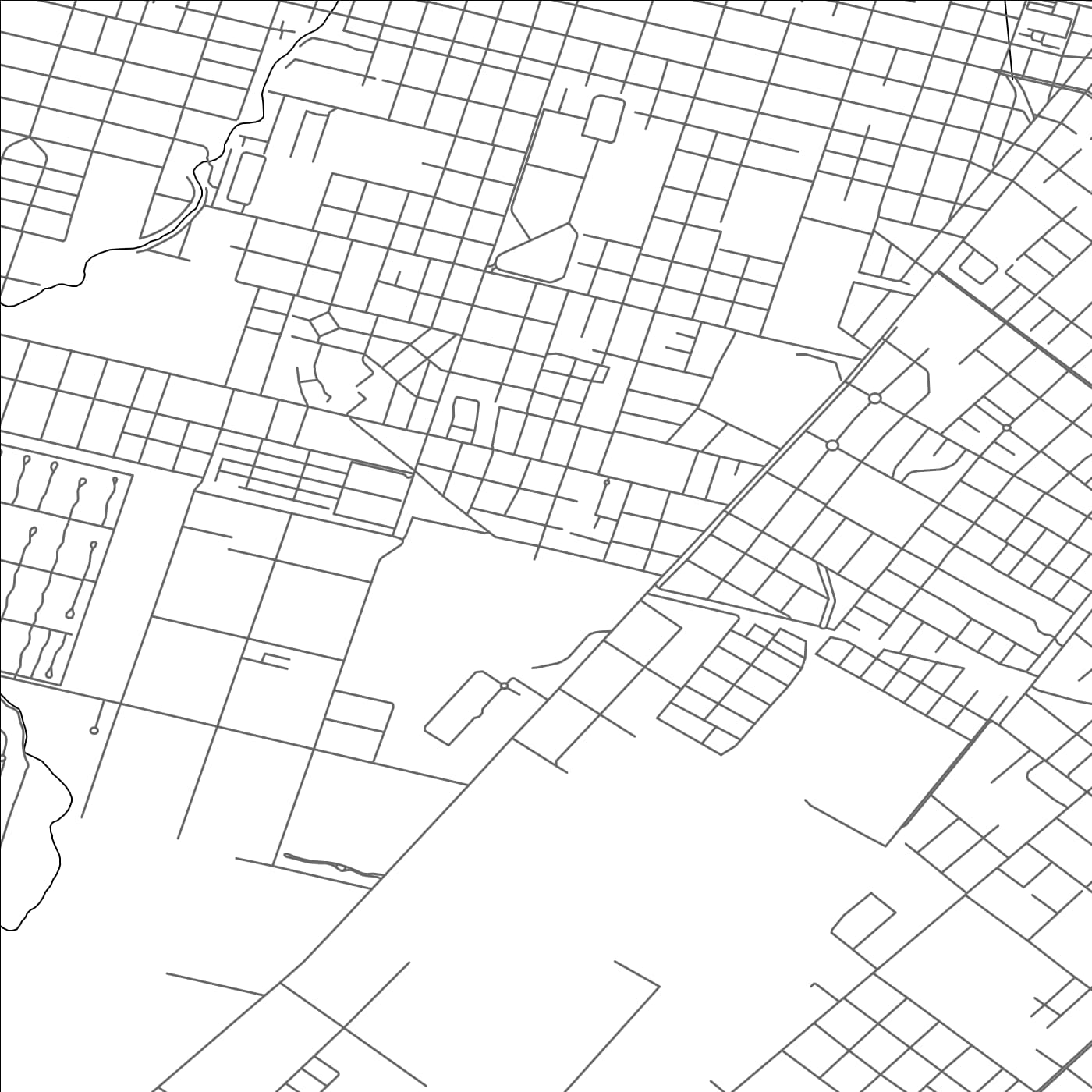 ROAD MAP OF JOAQUÃN GORINA, ARGENTINA BY MAPBAKES