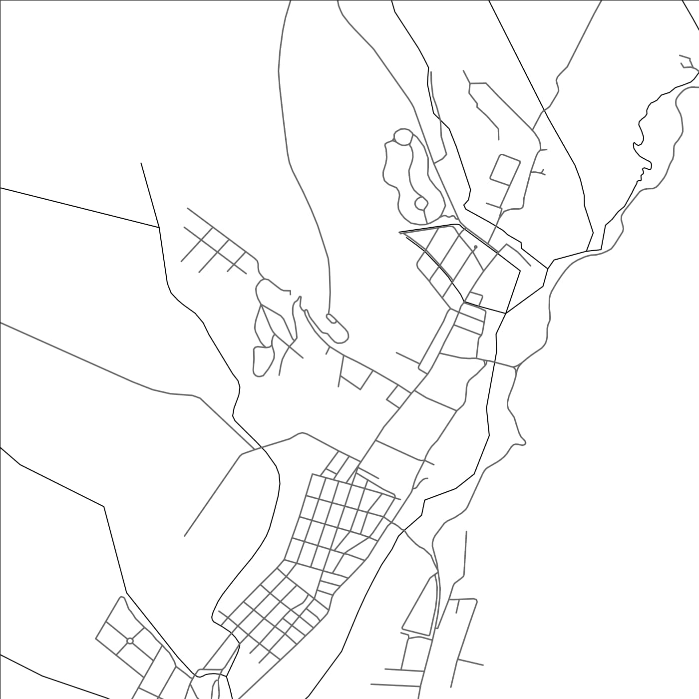 ROAD MAP OF LA CALDERA, ARGENTINA BY MAPBAKES