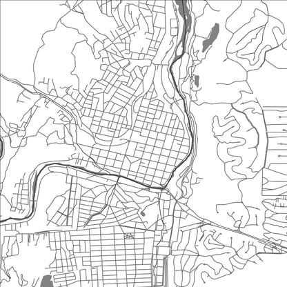 ROAD MAP OF LA CALERA, ARGENTINA BY MAPBAKES