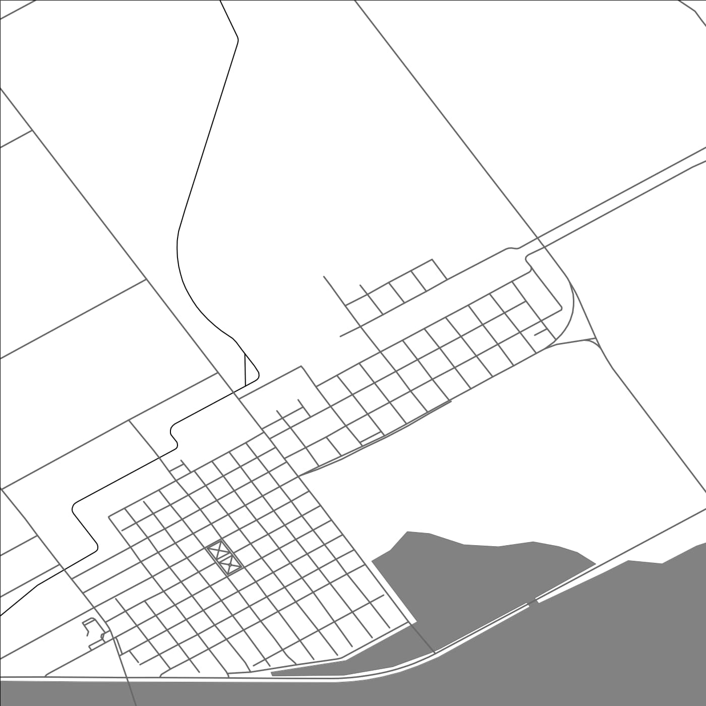 ROAD MAP OF MELINCUÃ‰, ARGENTINA BY MAPBAKES