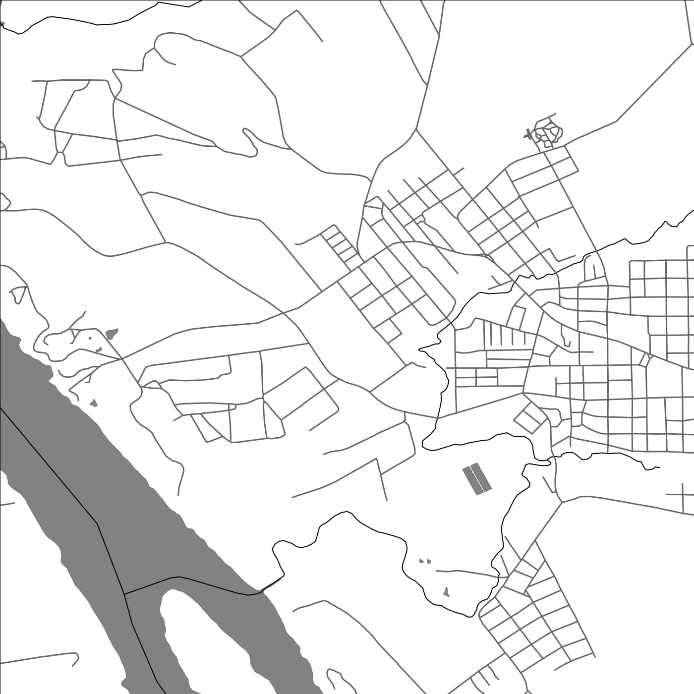 ROAD MAP OF MONTECARLO, ARGENTINA BY MAPBAKES