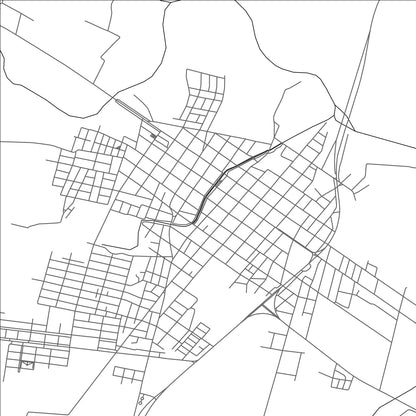 ROAD MAP OF MONTEROS, ARGENTINA BY MAPBAKES