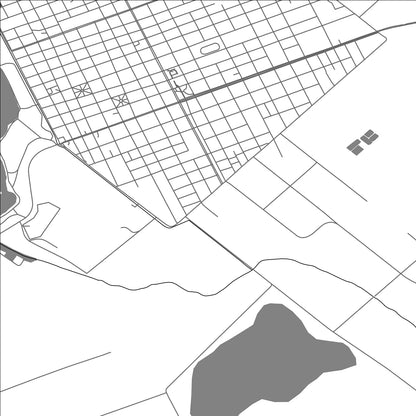 ROAD MAP OF NAVARRO, ARGENTINA BY MAPBAKES