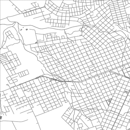 ROAD MAP OF OBERÃ, ARGENTINA BY MAPBAKES