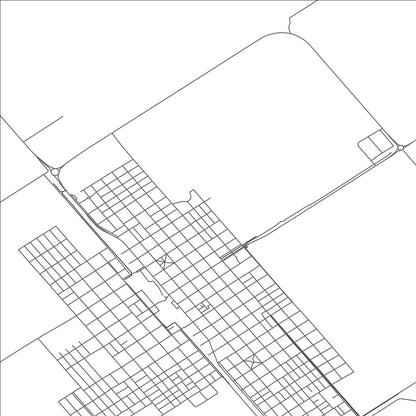 ROAD MAP OF OLIVA, ARGENTINA BY MAPBAKES