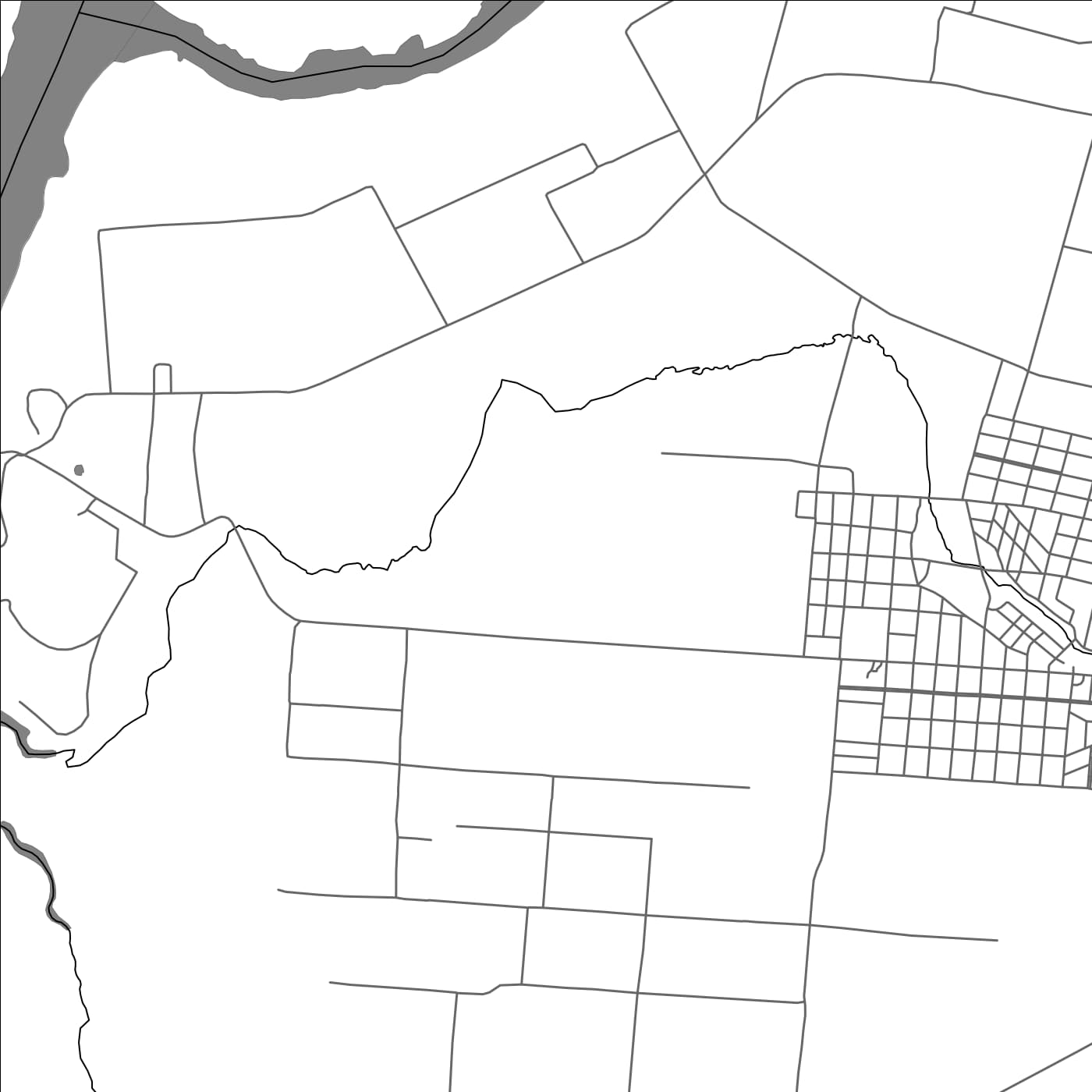 ROAD MAP OF PUERTO LIBERTAD, ARGENTINA BY MAPBAKES