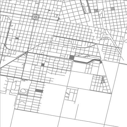 ROAD MAP OF RAFAELA, ARGENTINA BY MAPBAKES