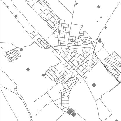 ROAD MAP OF ROSARIO DE LERMA, ARGENTINA BY MAPBAKES