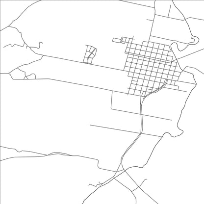 ROAD MAP OF SAN AGUSTÃN, ARGENTINA BY MAPBAKES