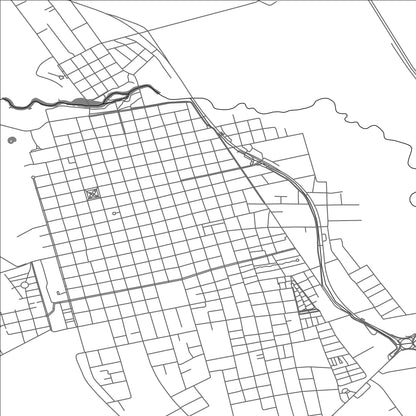 ROAD MAP OF SAN ANTONIO DE ARECO, ARGENTINA BY MAPBAKES