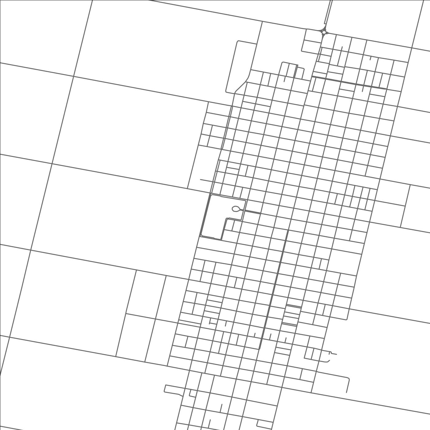 ROAD MAP OF SAN CARLOS CENTRO, ARGENTINA BY MAPBAKES