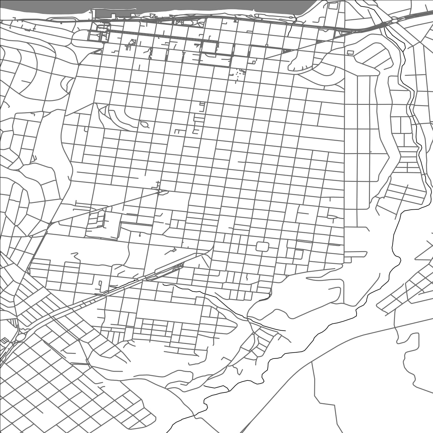 ROAD MAP OF SAN CARLOS DE BARILOCHE, ARGENTINA BY MAPBAKES