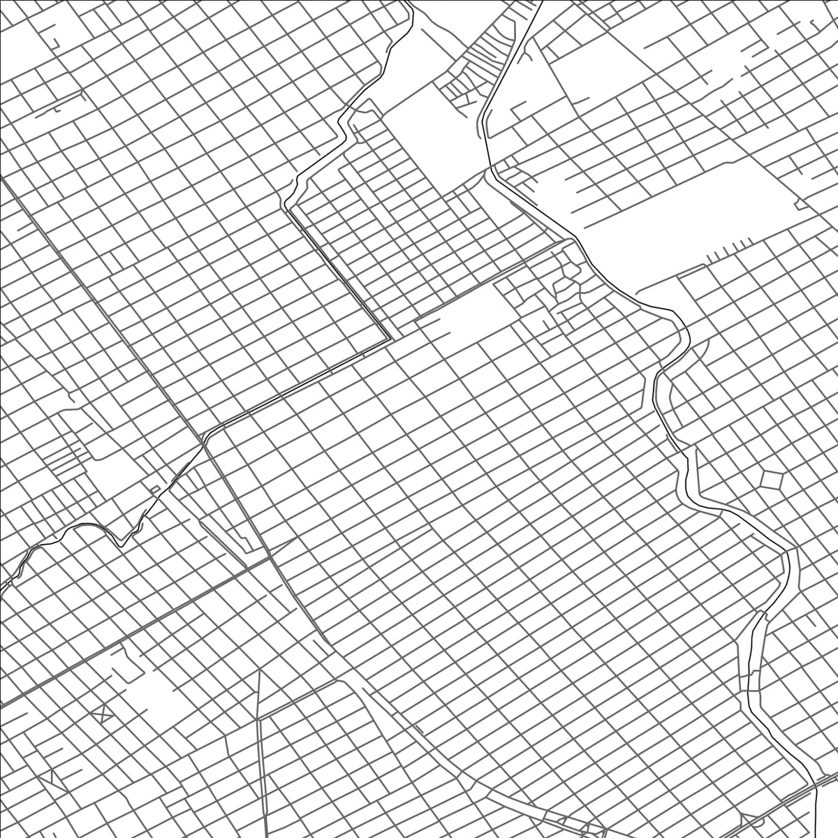 ROAD MAP OF SAN FRANCISCO SOLANO, ARGENTINA BY MAPBAKES