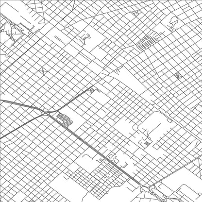 ROAD MAP OF SAN JUSTO, ARGENTINA BY MAPBAKES