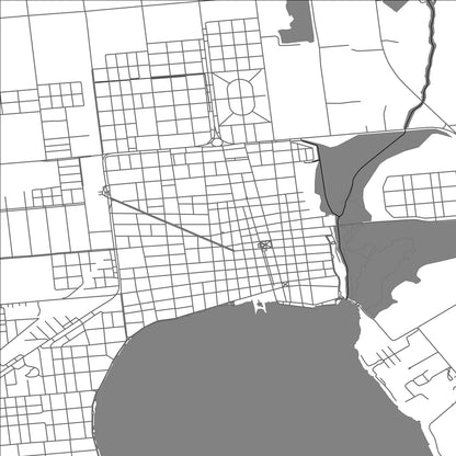 ROAD MAP OF SAN MIGUEL DEL MONTE, ARGENTINA BY MAPBAKES