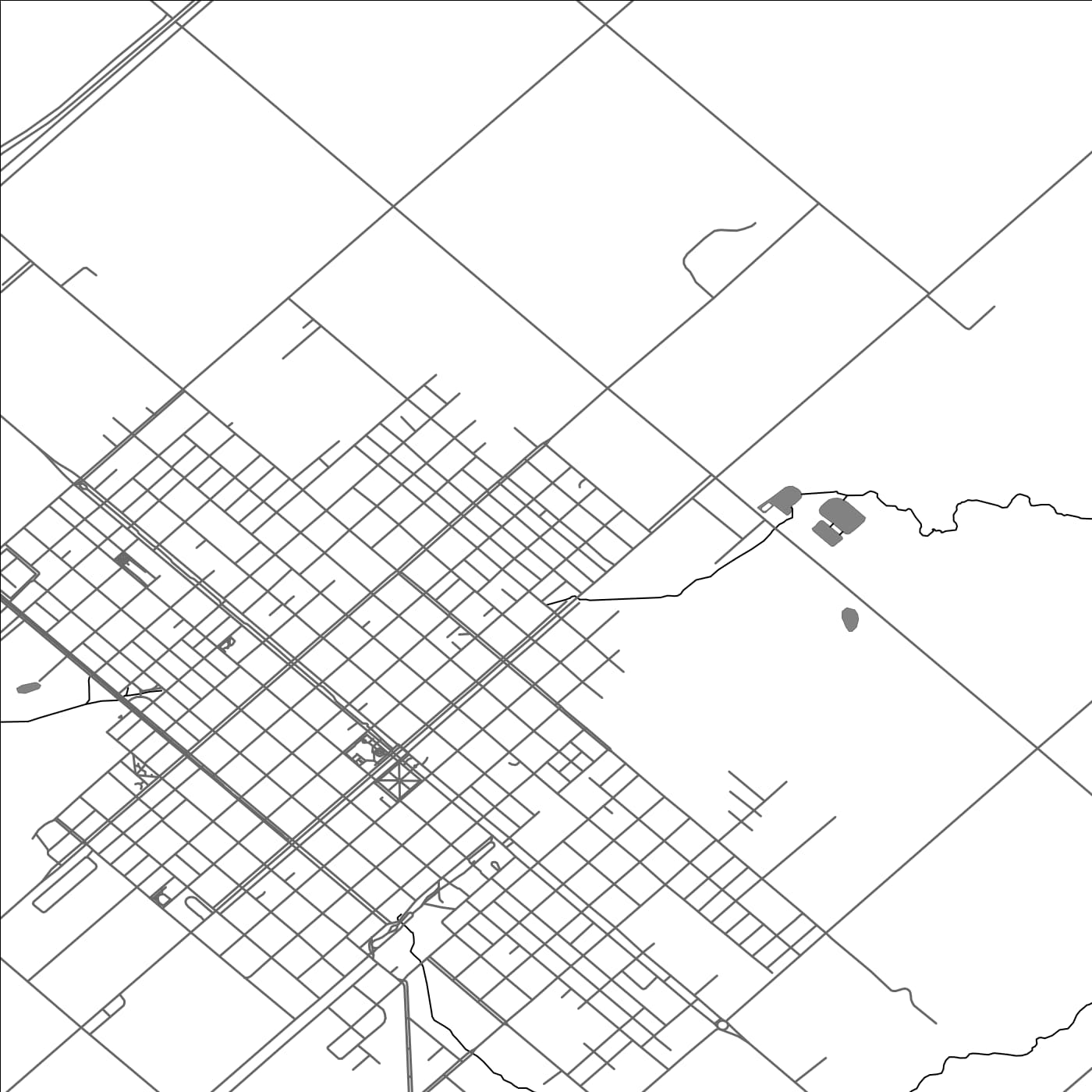 ROAD MAP OF SAN SALVADOR, ARGENTINA BY MAPBAKES