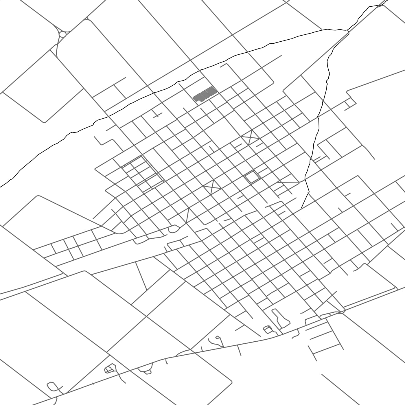 ROAD MAP OF SUIPACHA, ARGENTINA BY MAPBAKES