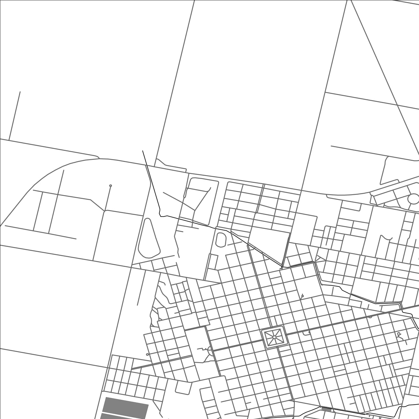 ROAD MAP OF SUNCHALES, ARGENTINA BY MAPBAKES