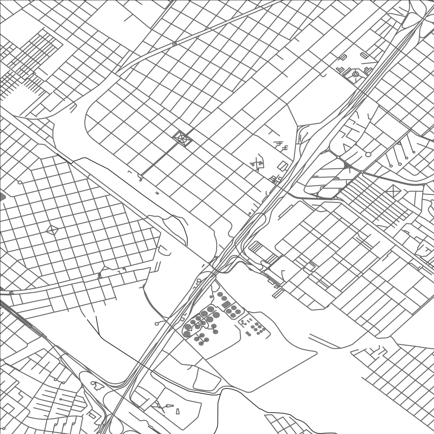 ROAD MAP OF TAPIALES, ARGENTINA BY MAPBAKES