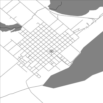 ROAD MAP OF TEODELINA, ARGENTINA BY MAPBAKES