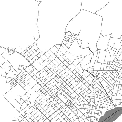 ROAD MAP OF TERMAS DE RÍO HONDO, ARGENTINA BY MAPBAKES