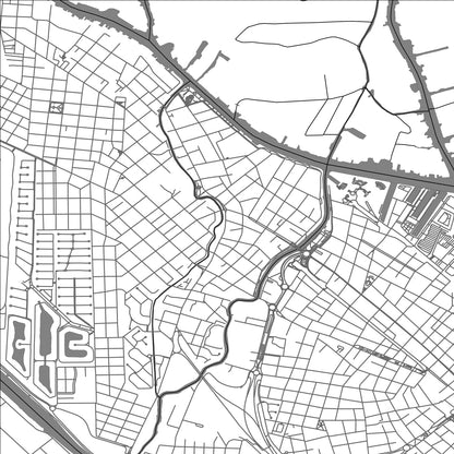 ROAD MAP OF TIGRE, ARGENTINA BY MAPBAKES