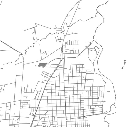 ROAD MAP OF TUNUYÁN, ARGENTINA BY MAPBAKES