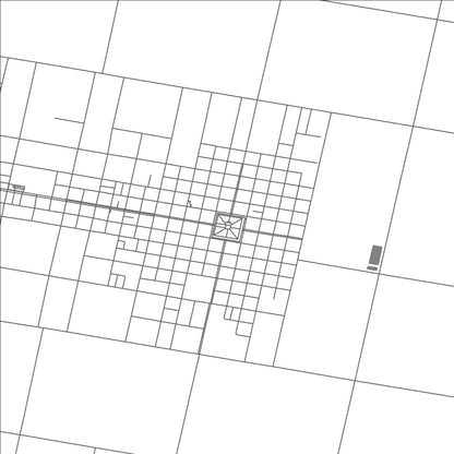 ROAD MAP OF UMBERTO I, ARGENTINA BY MAPBAKES