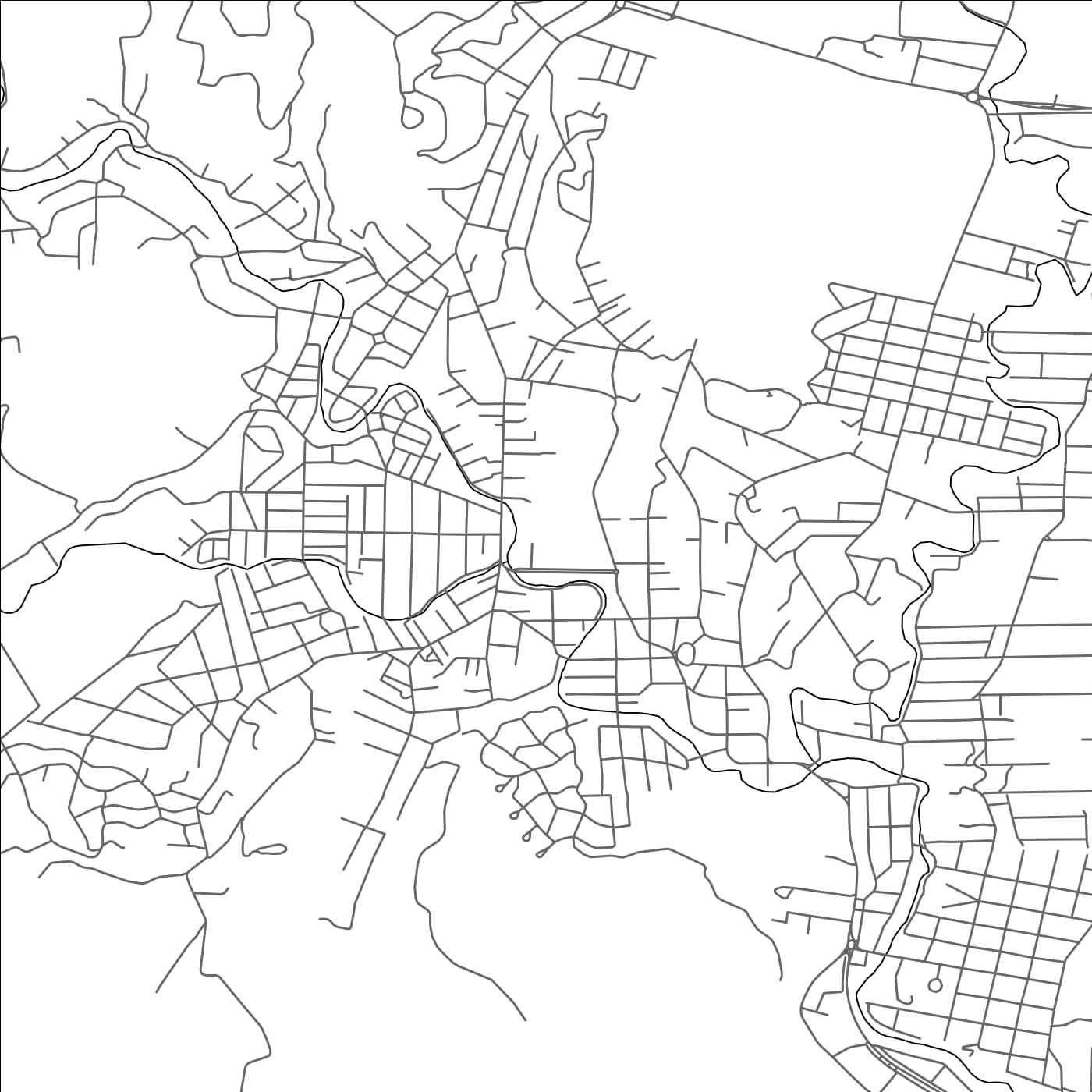 ROAD MAP OF UNQUILLO, ARGENTINA BY MAPBAKES