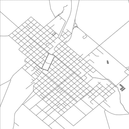 ROAD MAP OF URDINARRAIN, ARGENTINA BY MAPBAKES