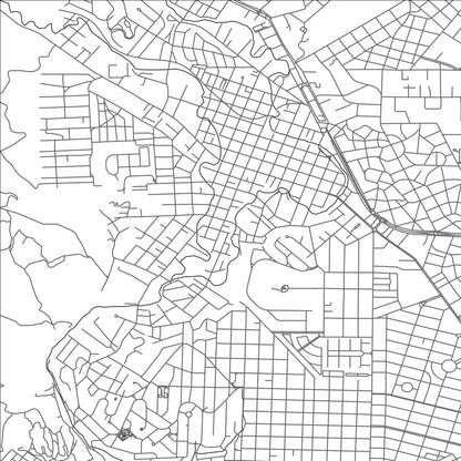 ROAD MAP OF VILLA ALLENDE, ARGENTINA BY MAPBAKES