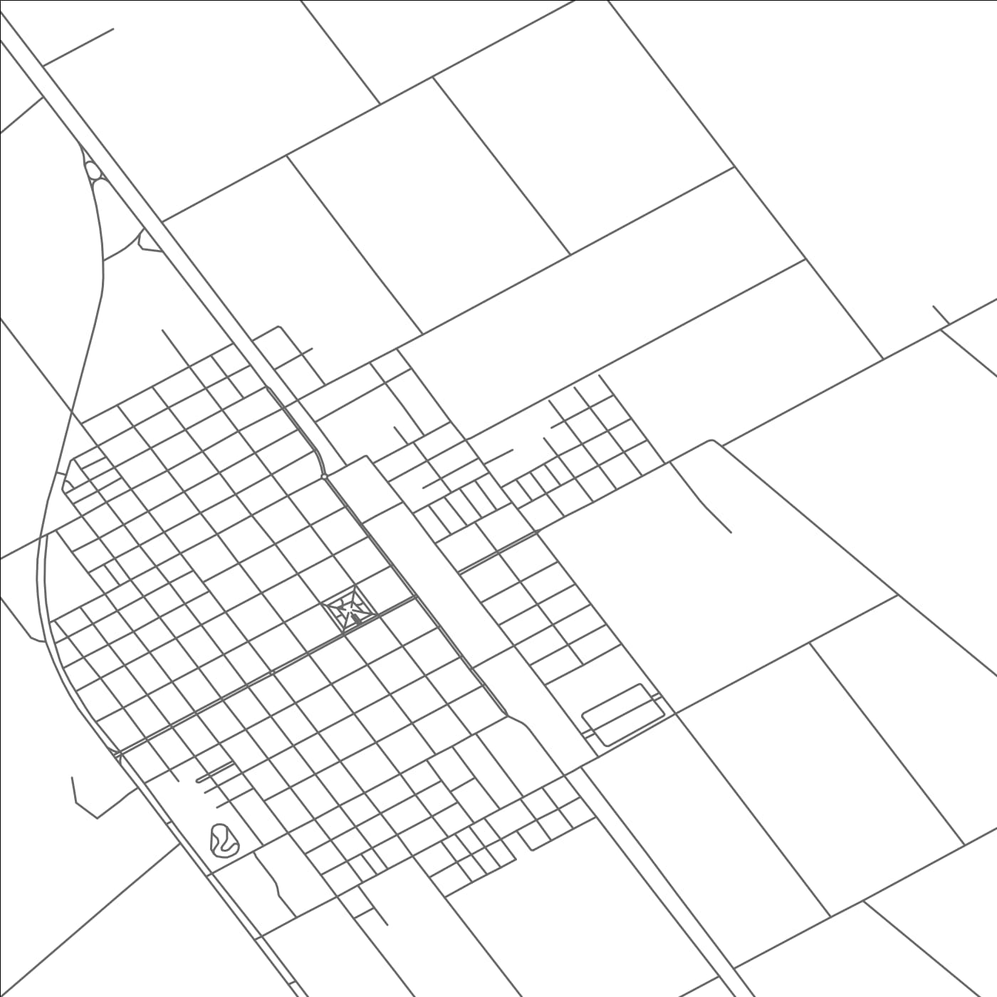 ROAD MAP OF VILLA CAÑÁS, ARGENTINA BY MAPBAKES