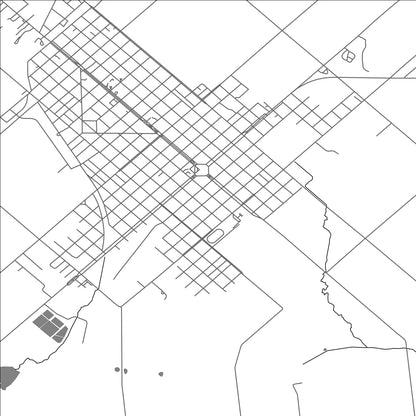 ROAD MAP OF VILLA ELISA, ARGENTINA BY MAPBAKES